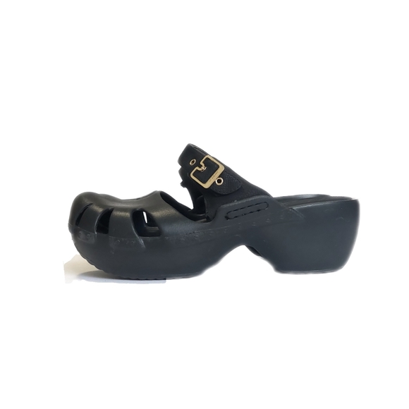 DR. SCHOLL'S Women's Black Dance On Strap Slip On Clogs Size 11M - Picture 2 of 10